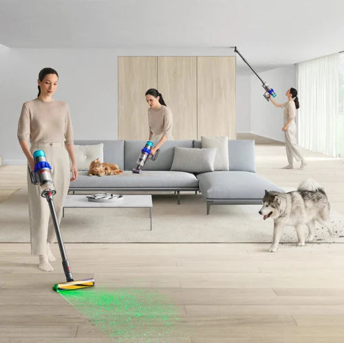 Dyson V15 Detect vacuum cleaner (Blue & Golden)