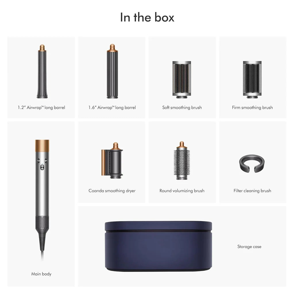 Dyson Airwrap Complete Long - Special Edition for Straight & Wavy Hair | Nickel/Copper | Brand New